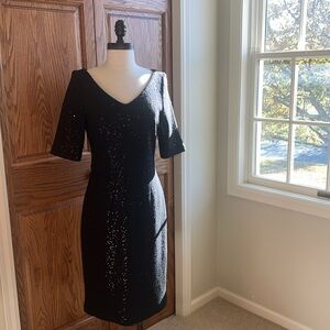 Banana Republic sequin black dress in EUC